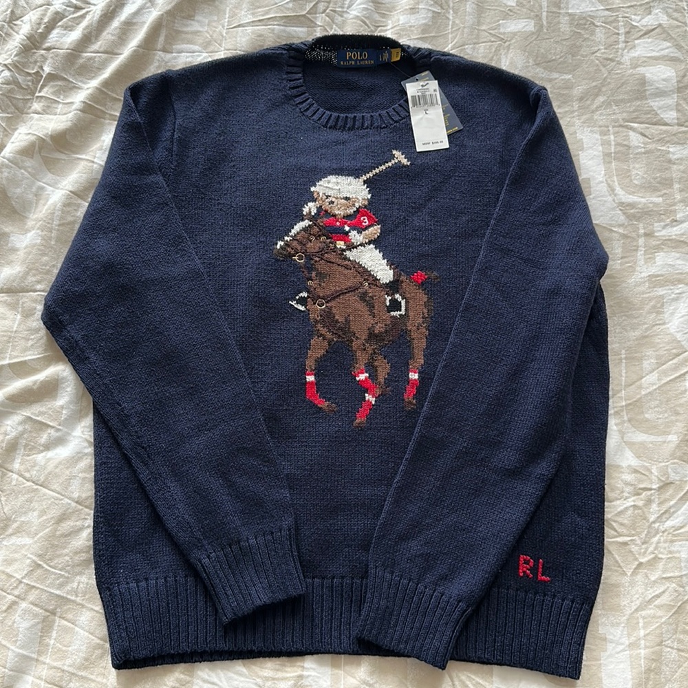 Polo bear sweater